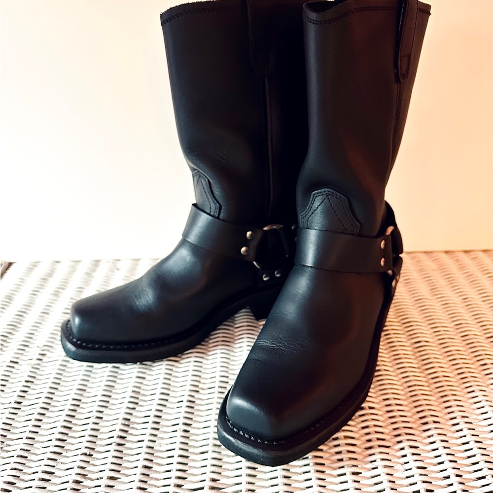 Dingo Molly Harness Boots Black Leather, Women’s 8.5 - Picture 8 of 9